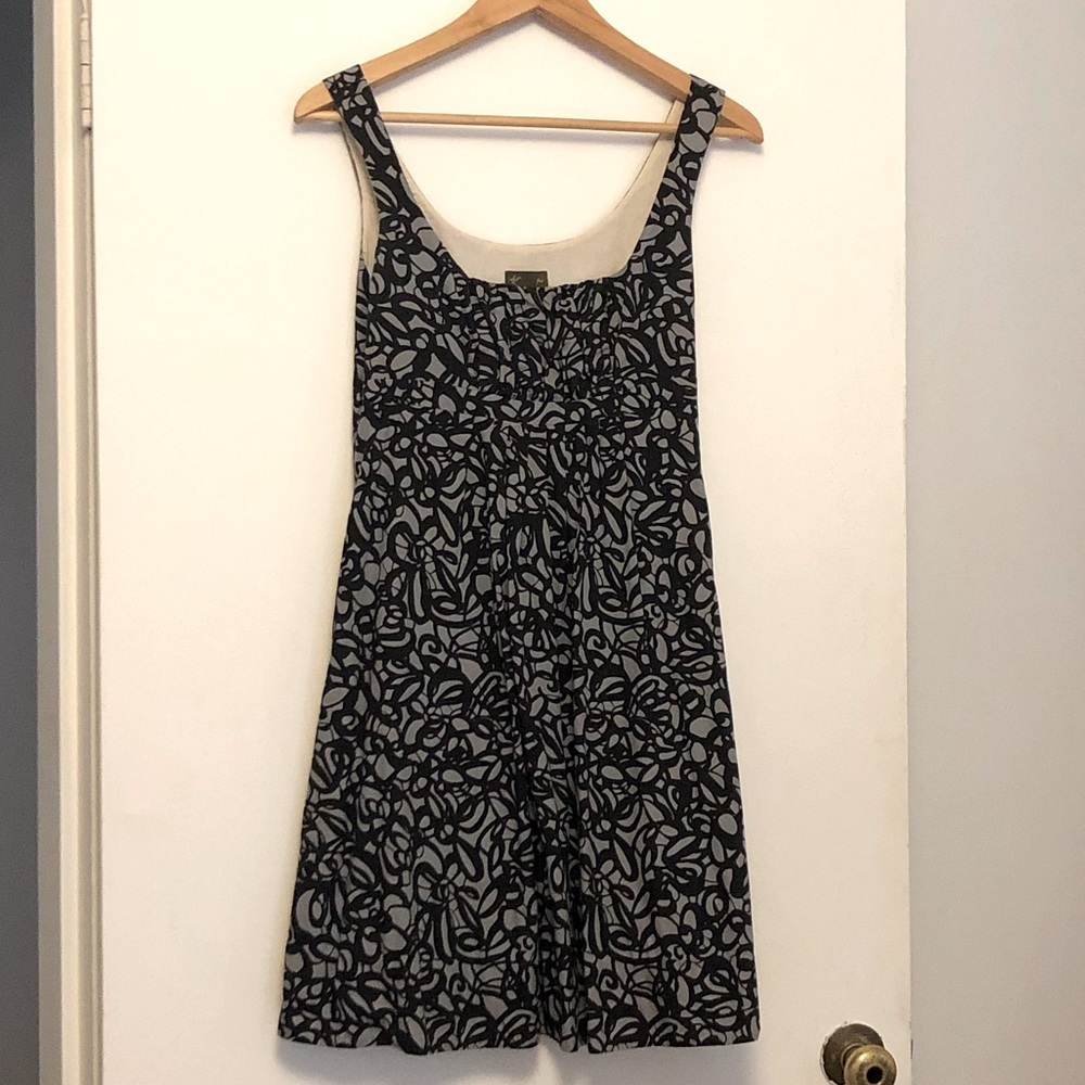 Anthropologie Fei Empire-Waist Print Dress